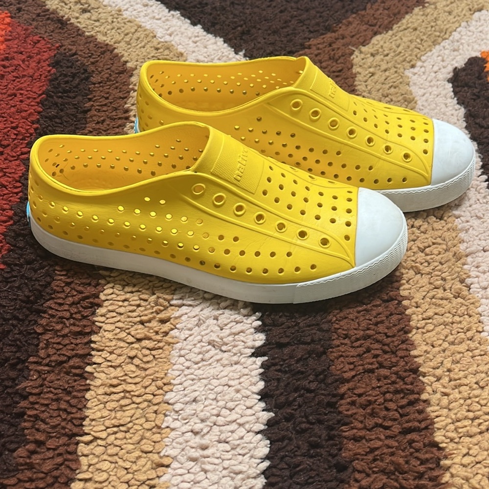Native Kids Shoes Yellow